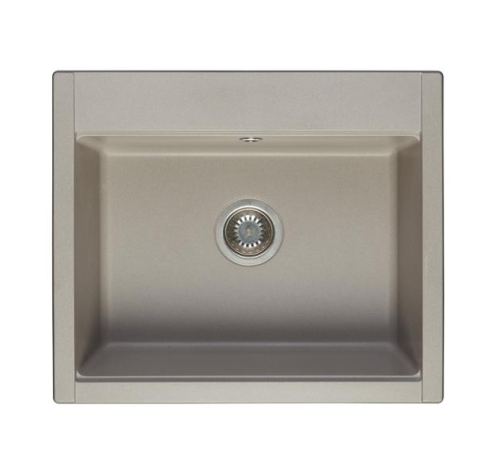 Кухонная мойка Aquaton Делия 1A715232LD250 60х50 цвет серый поверхность матовая