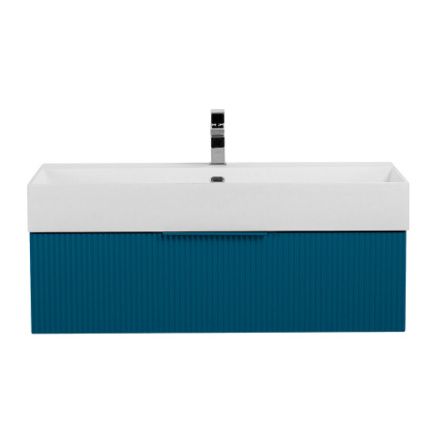 Тумба под раковину Cezares PREMIUM 55423 90х40 подвесная цвет голубой
