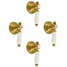 Смеситель для душа RavSlezak MORAVA RETRO MK586KZ встраиваемый в стену золото