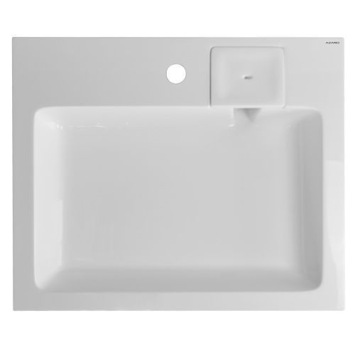 Раковина из искусственного камня Azario Etna CS00086607 60х50 подвесная цвет белый