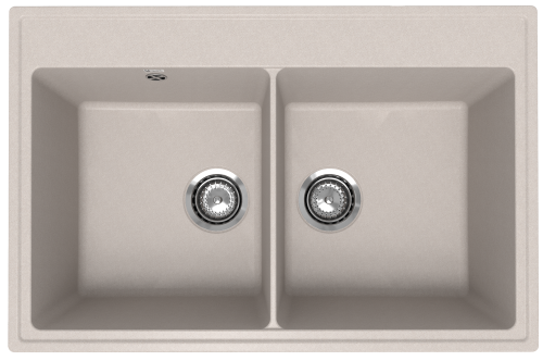 Кухонная мойка Ulgran Quartz Ruma 780-10 80х50 цвет бежевый