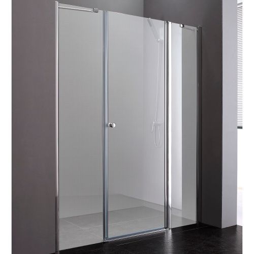 Душевая дверь Cezares ELENA ELENA-W-B-13-40+60/40-P-Cr-R 140х195 стекло рифленое профиль хром