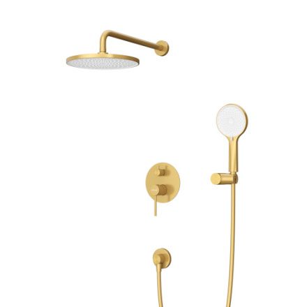 Душевая система Cezares RELAX RELAX-DSET-BORO встраиваемая в стену цвет золото