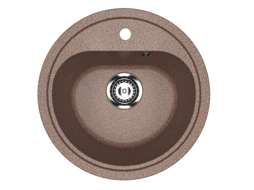 Кухонная мойка Ulgran Classic U-700-307 45х45 цвет коричневый