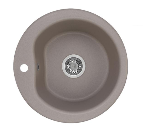 Кухонная мойка Aquaton Мида 1A712732MD250 50х50 цвет серый поверхность матовая