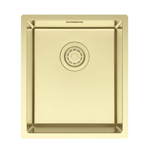 Кухонная мойка Paulmark LASSAN 38 UNI LA38-LG 40х35 цвет золото поверхность брашированная