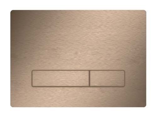 Клавиша смыва механическая KK POL Vitrum Metal Slim 350/PSM/009-00-00 цвет медь