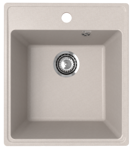 Кухонная мойка Ulgran Quartz Forte 425-10 45х50 цвет бежевый