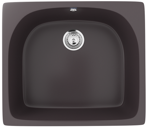 Кухонная мойка Ulgran Classic U-408-345 60х50 цвет коричневый