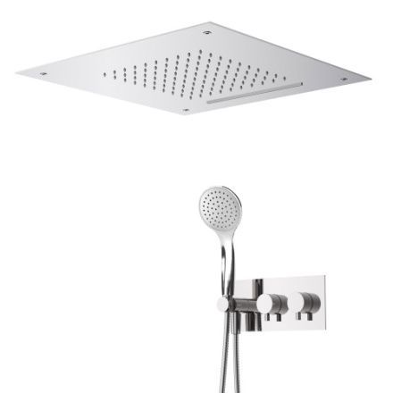 Душевая система Cezares LEAF LEAF-DSIS-T-50-01 встраиваемая в стену цвет хром