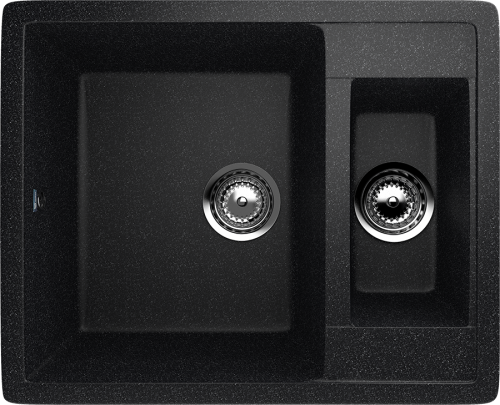 Кухонная мойка Ulgran Classic U-106-308 60х50 цвет черный