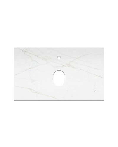 Столешница La Fenice Terra FNC-VS01-TER-80 80х50 накладная цвет белый