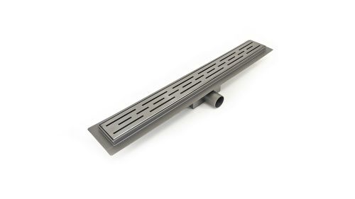 Душевой лоток Esbano META ESTRMETRAIN80GM 85х10 оружейная сталь
