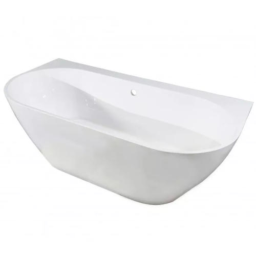 Ванна из литьевго мрамора Taliente Nemi a parete NE17085 a parete 170х85 пристенная овальная без ножек и каркаса