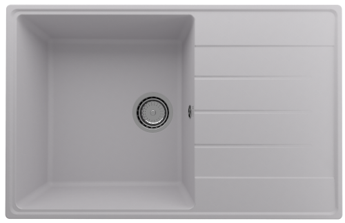 Кухонная мойка Ulgran Quartz Prima 780-04 80х50 цвет серый