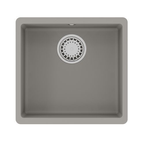 Кухонная мойка LeMark Sinara 440-u 9910069 45х40 цвет серый поверхность матовая