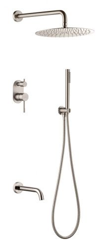 Душевая система Boheme Uno 464-2-NB встраиваемая в стену цвет серый