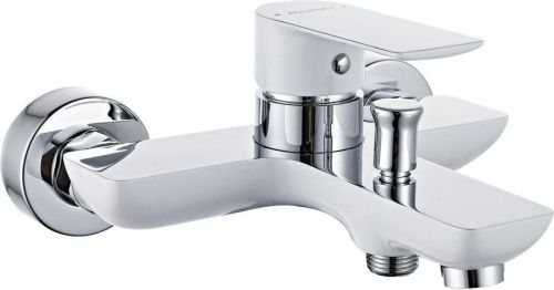 Смеситель для ванны с душем Aquanet Arctic AF520-20СW настенный белый/хром