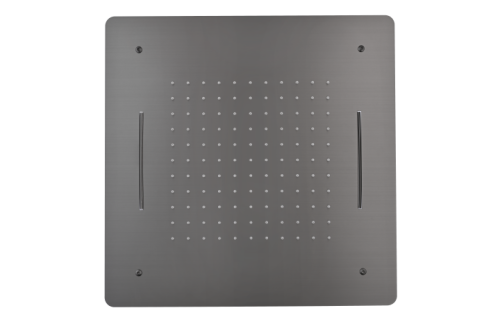 Верхний душ Boheme 428-GM 60х60 серый