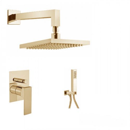 Душевая стойка Webert PE890103794 настенная цвет золото