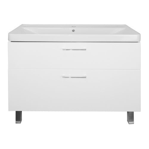 Тумба с раковиной Azario Ника CS00089955 100х50 напольная цвет белый