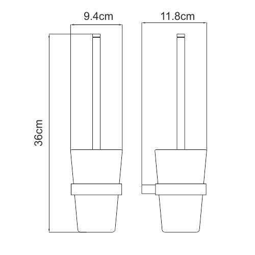 Ершик для унитаза WasserKRAFT 7927 - фото 4