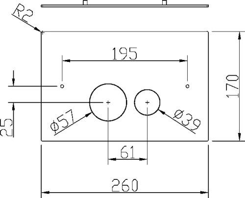 Клавиша смыва механическая Boheme 648-NB цвет никель - фото 2