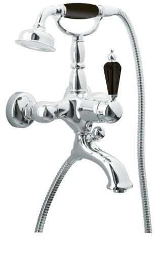 Смеситель Boheme Tradizionale Nero 243 настенный хром