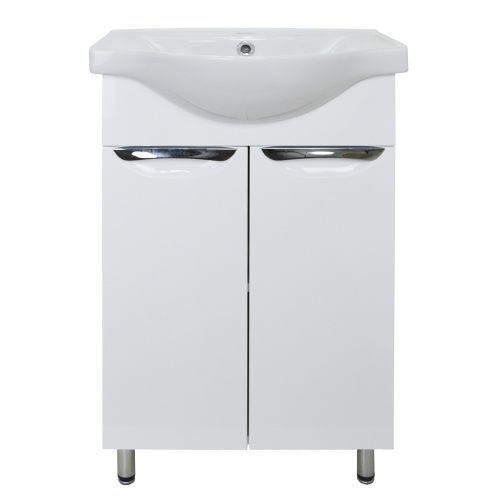 Тумба с раковиной Loranto Стиль CS00070391 50х30 напольная цвет белый
