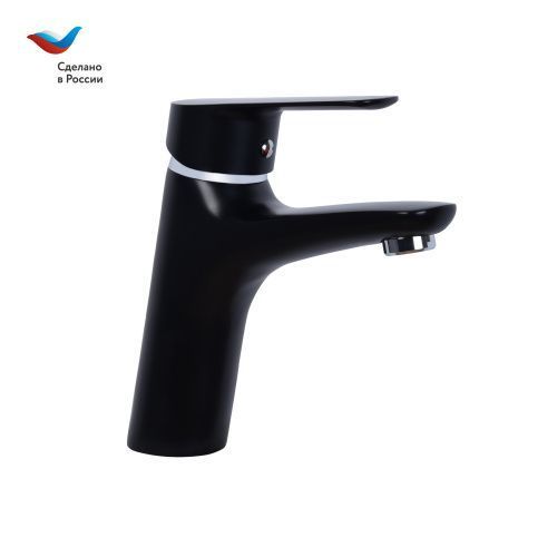 Смеситель Славен Коттедж СЛ-ОД-Г1Ч на раковину черный