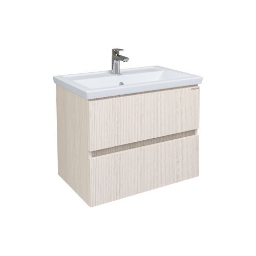 Тумба под раковину Grossman Юнит 207013 70х50 подвесная цвет бежевый