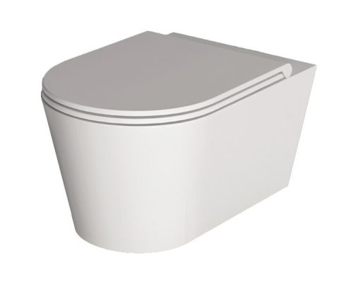 Чаша унитаза подвесная Alice Hide 31170109 цвет белый без сиденья безободковая