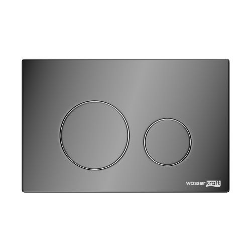Клавиша смыва механическая Wasserkraft PB02 цвет черный