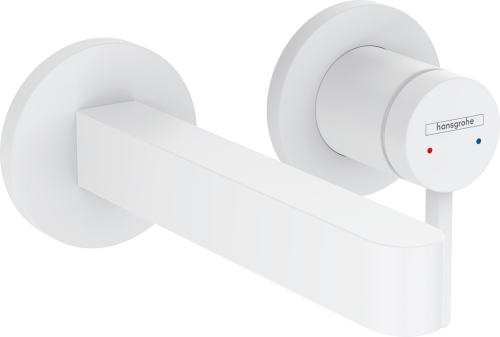 Смеситель для раковины Hansgrohe 76051700 встраиваемый в стену белый