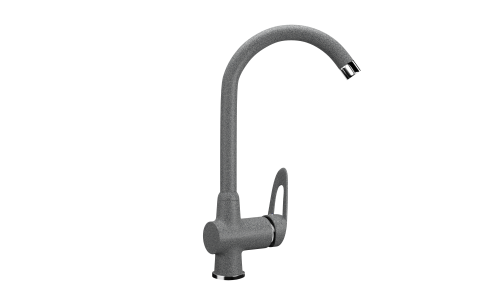 Смеситель для кухни Ulgran Classic U-006-309 на мойку серый