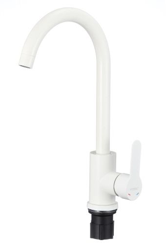 Смеситель для кухни Fmark FS8232W на мойку белый