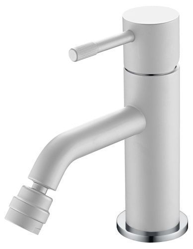 Смеситель Boheme Uno 466-WCR на биде белый/хром