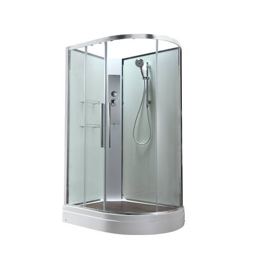 Душевая кабина AvaCan EM EM2812LNT 120х80 асимметричная без крыши ориентация левая