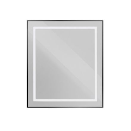 Зеркало с подсветкой BelBagno Kraft SPC-KRAFT-700-800-SENS-NERO 70х80 подвесное