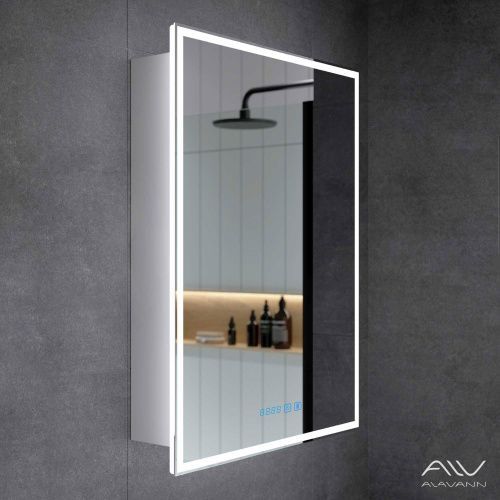 Зеркало-шкаф Alavann Rita ALV0289003 60х80 подвесной цвет белый