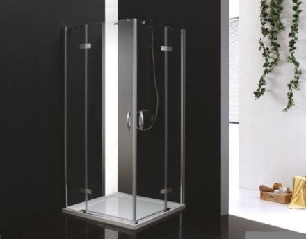 Душевой уголок Cezares BERGAMO BERGAMO-W-A-2-100-C-Cr 100х100 стекло прозрачное профиль хром без поддона