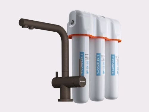 Смеситель для кухни Omoikiri Nagano-P 4500.8028P на мойку коричневый