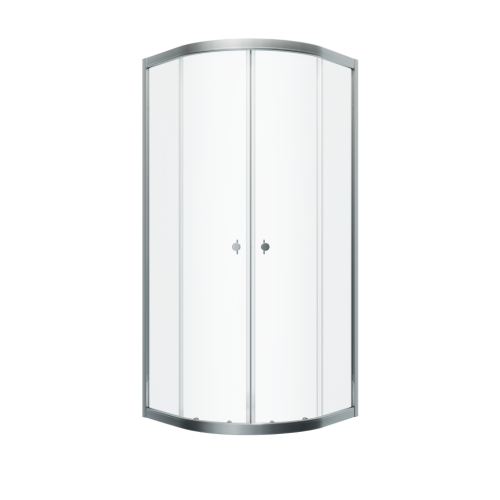 Душевой уголок Тритон Альфа-Хром Щ0000056788 80х80 стекло прозрачное профиль хром без поддона