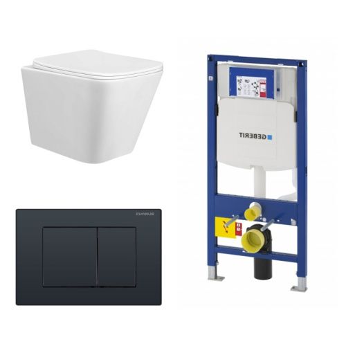 Сет унитаз + инсталляция + кнопка 111.300.00.5+FP.310.DW.01+CR25200