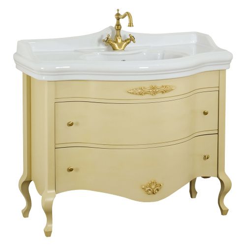 Тумба под раковину Migliore IMPERO 25960 110х60 напольная цвет бежевый