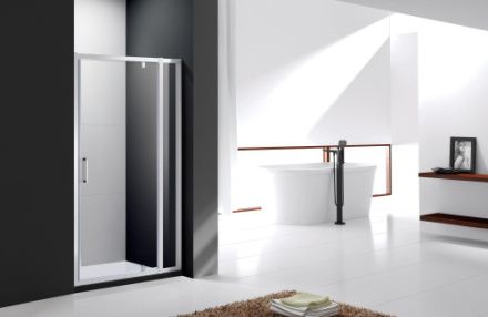 Душевая дверь Cezares MOLVENO MOLVENO-BA-11-90+30-C-Cr-IV 120х195 стекло прозрачное профиль хром