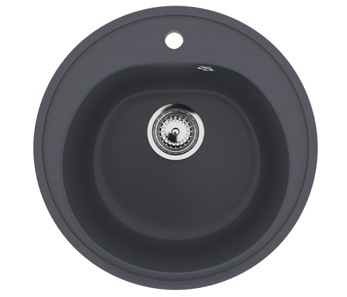 Кухонная мойка Ulgran Classic U-101-343 50х50 цвет черный