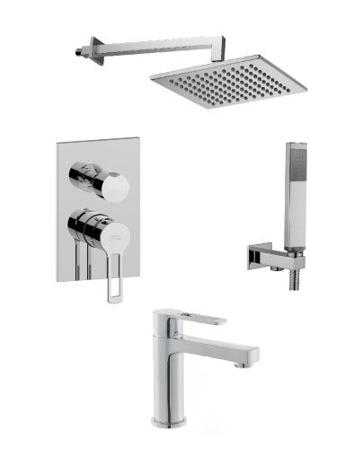 Душевая система Paffoni Ringo KITRIN018CR071KING встраиваемая в стену