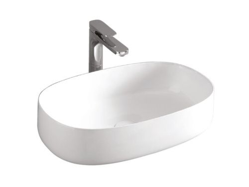 Раковина керамическая Artceram Cognac COL003 01 34 60х40 накладная цвет белый без отверстий под смеситель