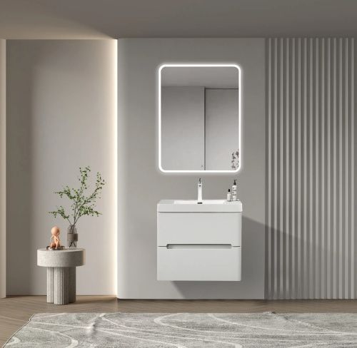 Тумба с раковиной Parly River River60 60х40 подвесная цвет белый